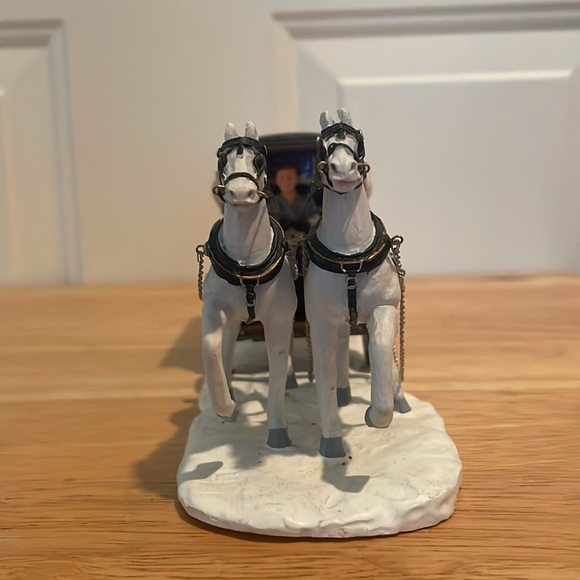 Vintage Lemax Halloween Spooky Town J Gaston Undertaker Horse and Carraige-EUC - Picture 5 of 17